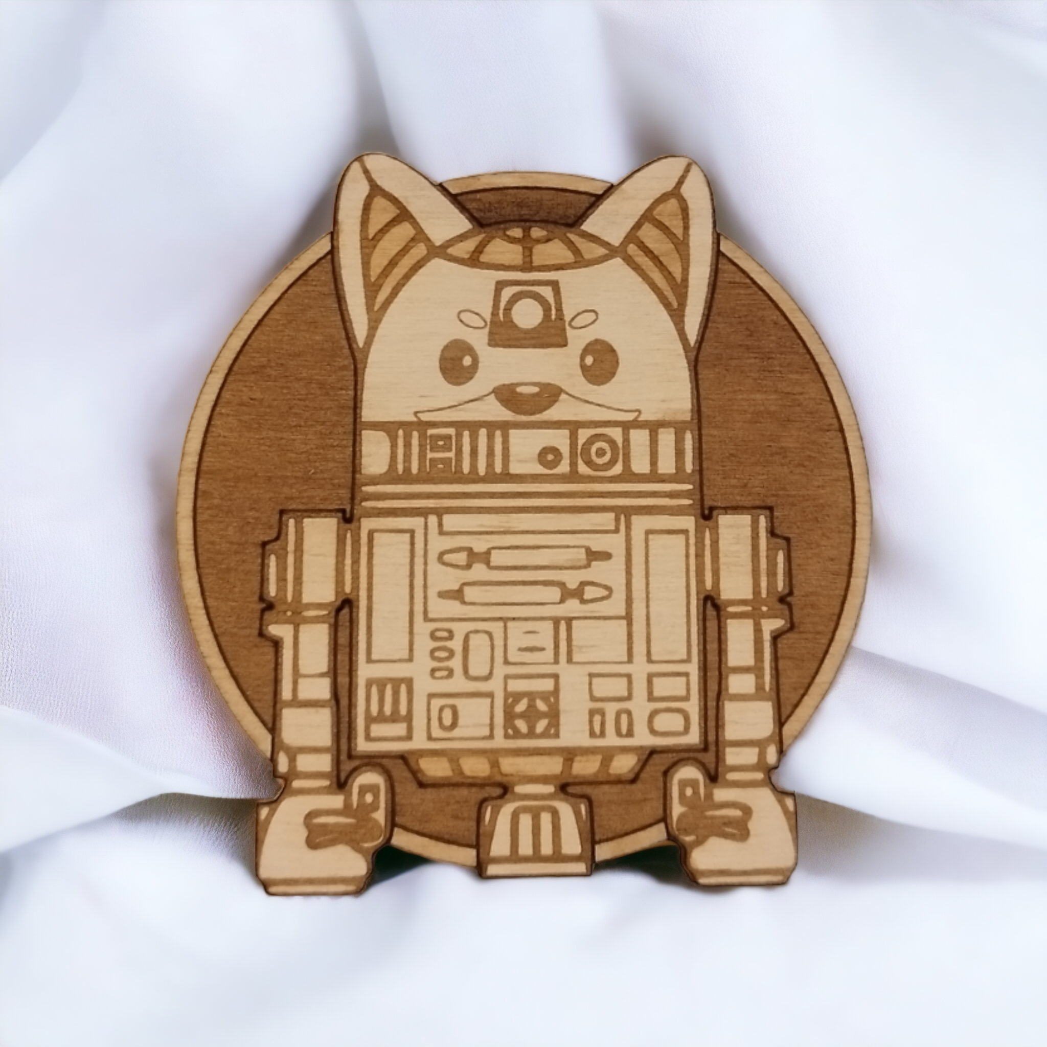 Set of 6 Star Wars x Cat Wooden Coasters