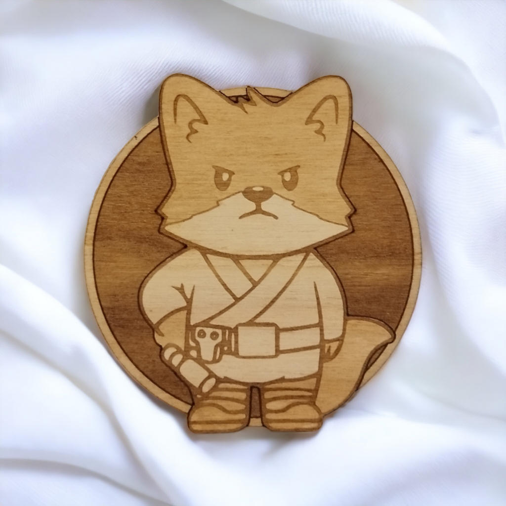 Set of 6 Star Wars x Cat Wooden Coasters