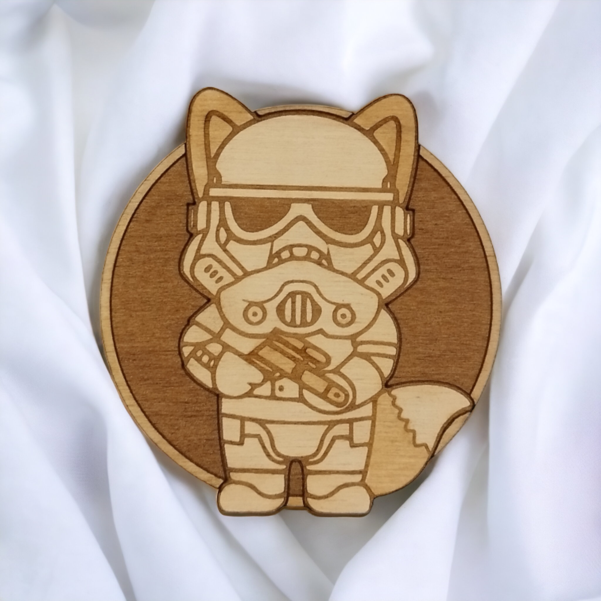 Set of 6 Star Wars x Cat Wooden Coasters