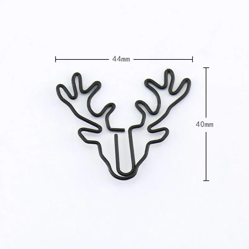 20/10pcs Vintage Deer - Paper Clips / Bookmark Pin