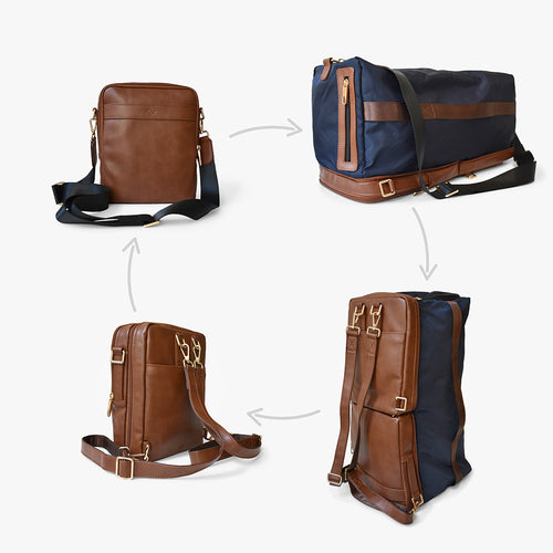 HOLIDAY 4-in-1 Convertible Crossbody Duffle Backpack